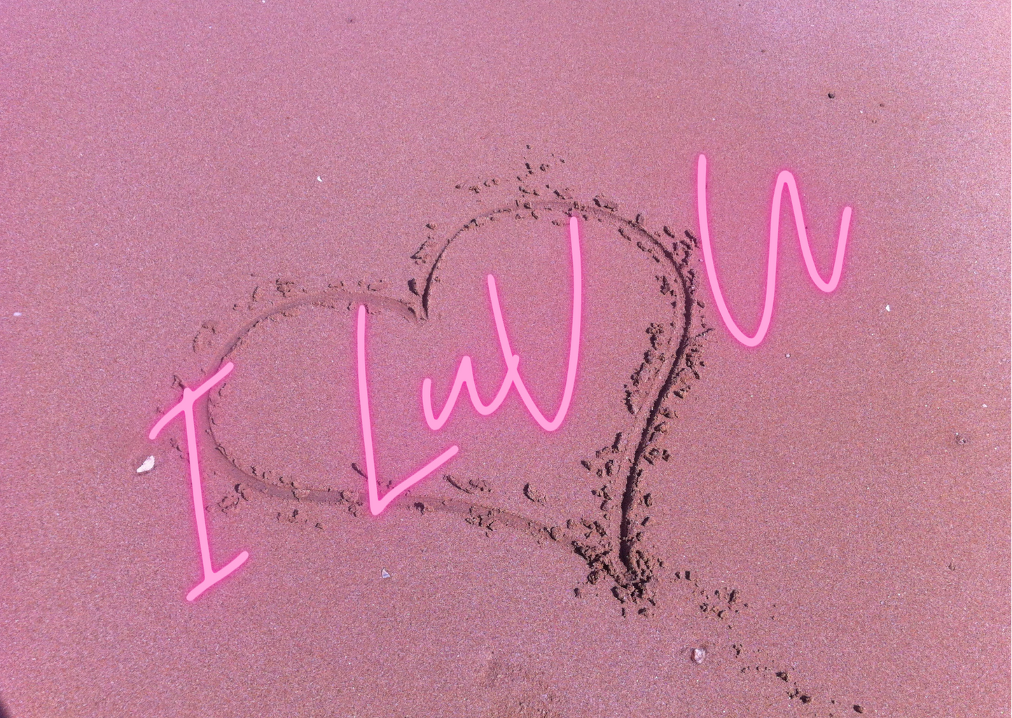 E-Card - I Luv U & Thank you